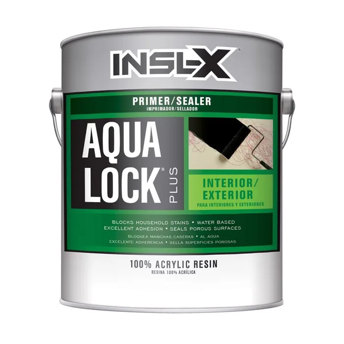 Insl-X Aqua Lock Plus Black Flat Water-Based Acrylic Primer and Sealer 1 gal