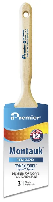 Premier Montauk 3 in. Firm Angle Sash Paint Brush (Pack of 6)