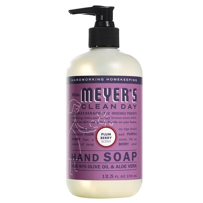 Mrs. Meyer's Clean Day Plum Berry Scent Liquid Hand Soap 12.5 oz (Pack of 6)