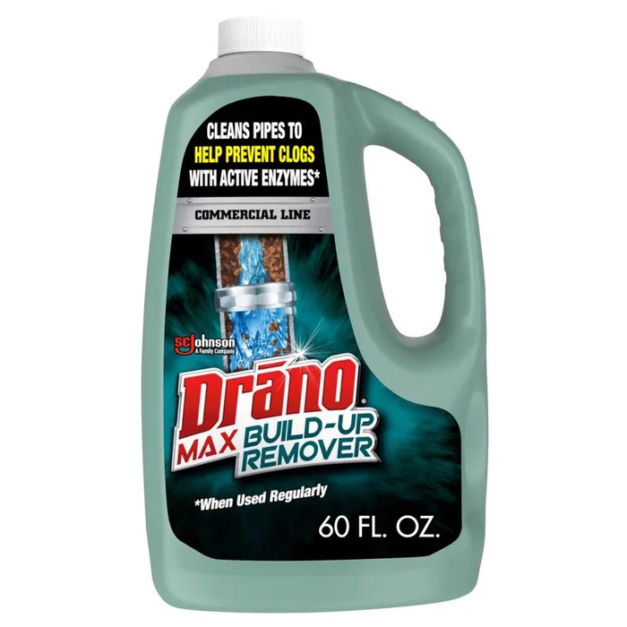 Drano Liquid Build-Up Remover 60 oz (Pack of 4)
