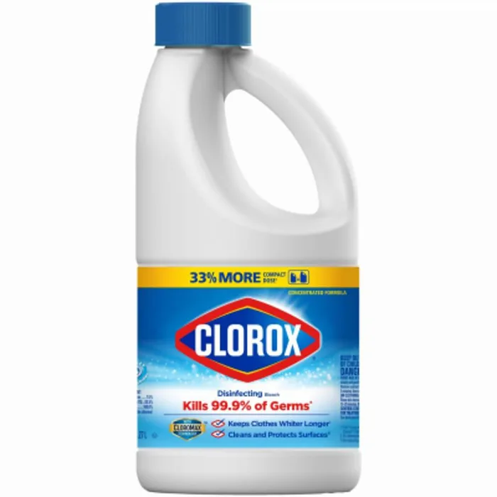 Clorox Regular Scent Disinfecting Bleach 43 oz (Pack of 6)