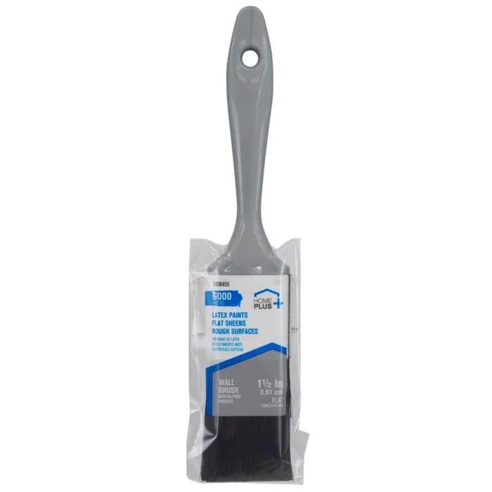 Home Plus Good 1-1/2 in. Flat Paint Brush (Pack of 12)