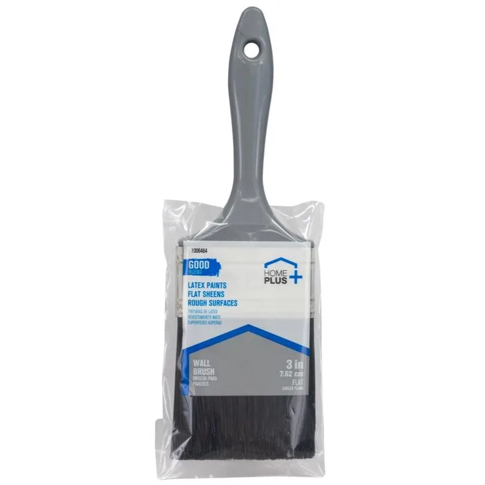 Home Plus Good 3 in. Flat Paint Brush (Pack of 12)