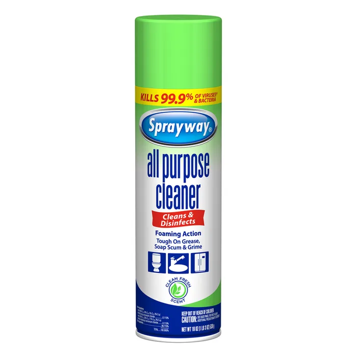 Sprayway Fresh Scent All Purpose Cleaner Foam 19 oz (Pack of 6)