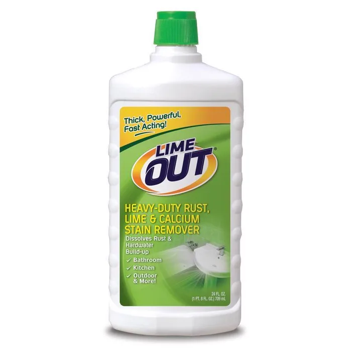 LimeOut Extra No Scent Rust & Calcium Stain Remover 24 oz Liquid (Pack of 6)