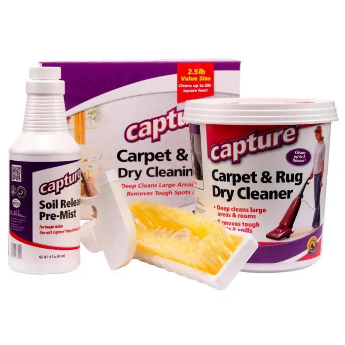 Capture Premium Lemon Scent Carpet Cleaner 2.5 lb Powder