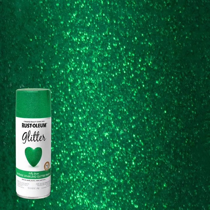 Rust-Oleum Specialty Shimmer Kelly Green Glitter Spray 10.25 oz (Pack of 4)