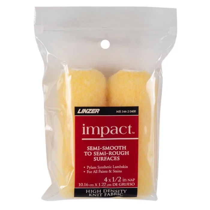 Linzer 4 in. W Mini Paint Roller Cover 2 pk (Pack of 6)