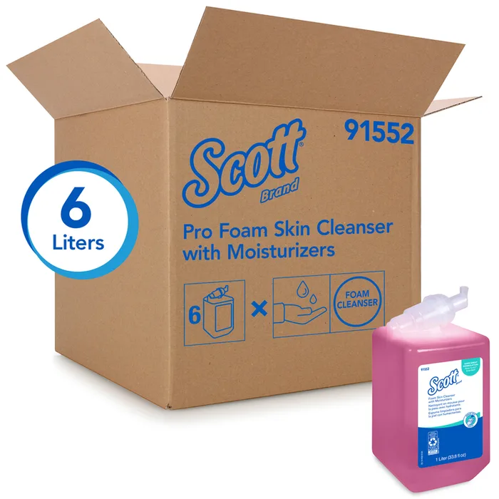 Scott Floral Scent Hand Soap 1 L (Pack of 6)