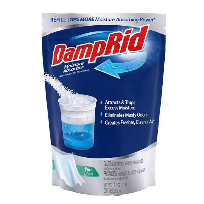 DampRid Moisture Absorber Refill Pure Linen Scent 44 oz (Pack of 3)