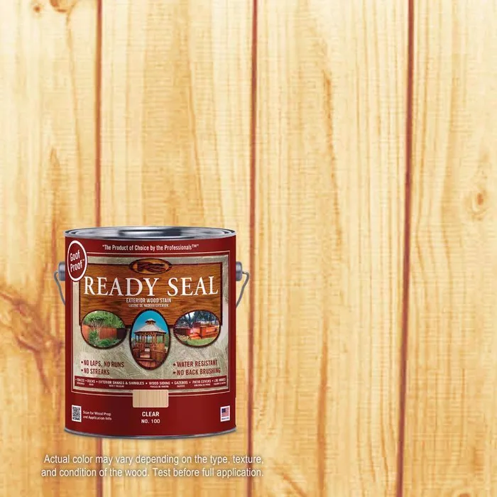 Ready Seal Goof Proof Semi-Transparent Flat Clear Oil-Based Penetrating Wood Stain/Sealer 1 gal