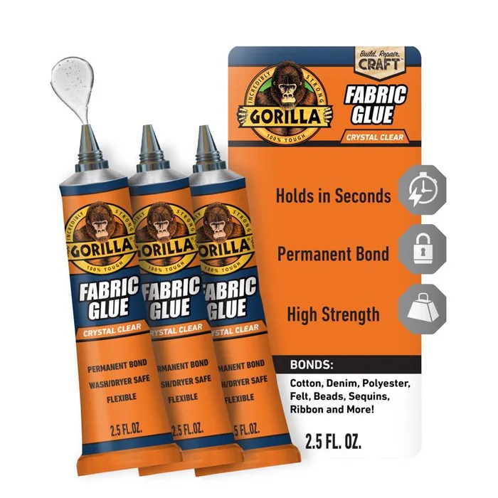 Gorilla High Strength Glue Clear Adhesive 2.5 oz (Pack of 3)