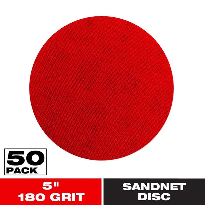Diablo SandNet 5 in. Ceramic Blend Hook and Lock Sanding Disc 180 Grit Fine 50 pk