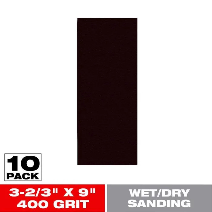 Diablo 9 in. L X 3-2/3 in. W 600 Grit Silicon Carbide Sanding Sheet 10 pk