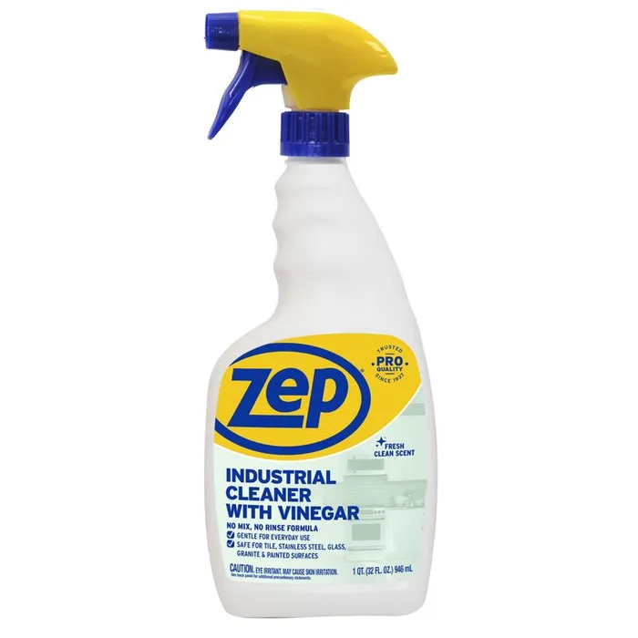 Zep Fresh Clean Scent All Purpose Cleaning Vinegar Liquid 32 oz (Pack of 4)