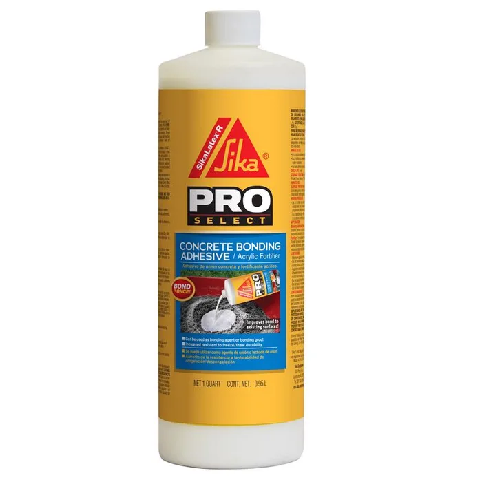 Sika Pro Select Bonding Adhesive & Concrete Acrylic Fortifier 1 qt (Pack of 6)