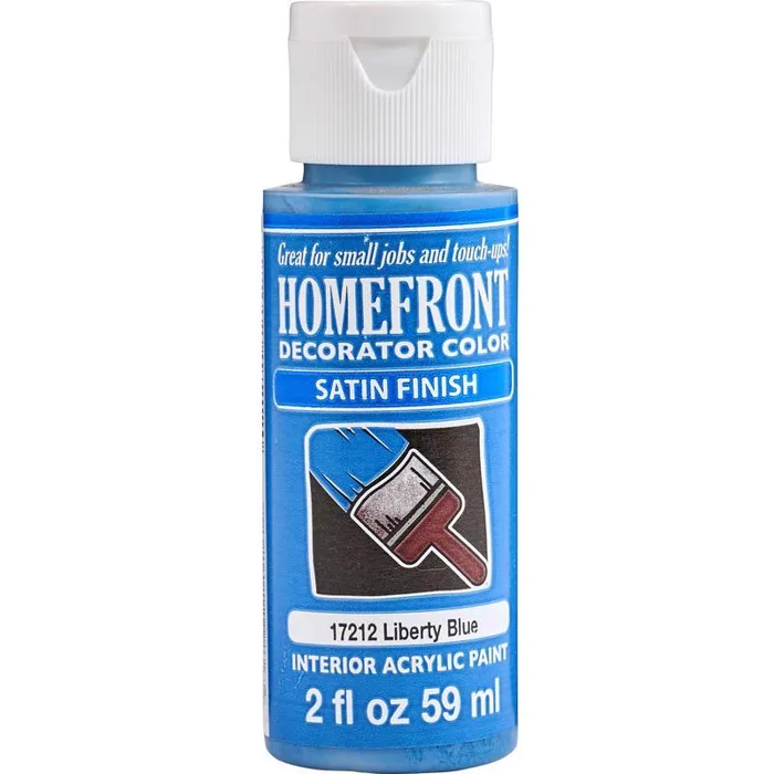 Homefront Satin Liberty Blue Hobby Paint 2 oz (Pack of 3)