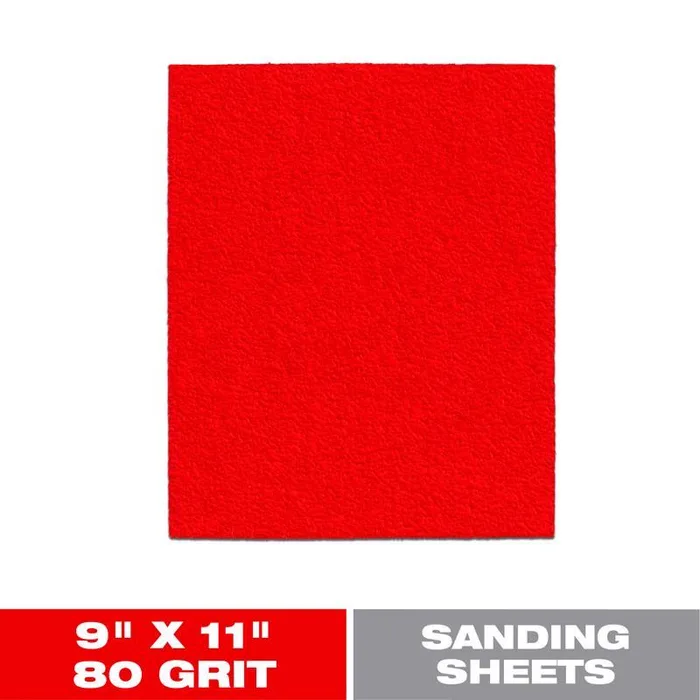 Diablo 11 in. L X 9 in. W Aluminum Oxide 80 Grit Coarse Sanding Sheet (Pack of 50)