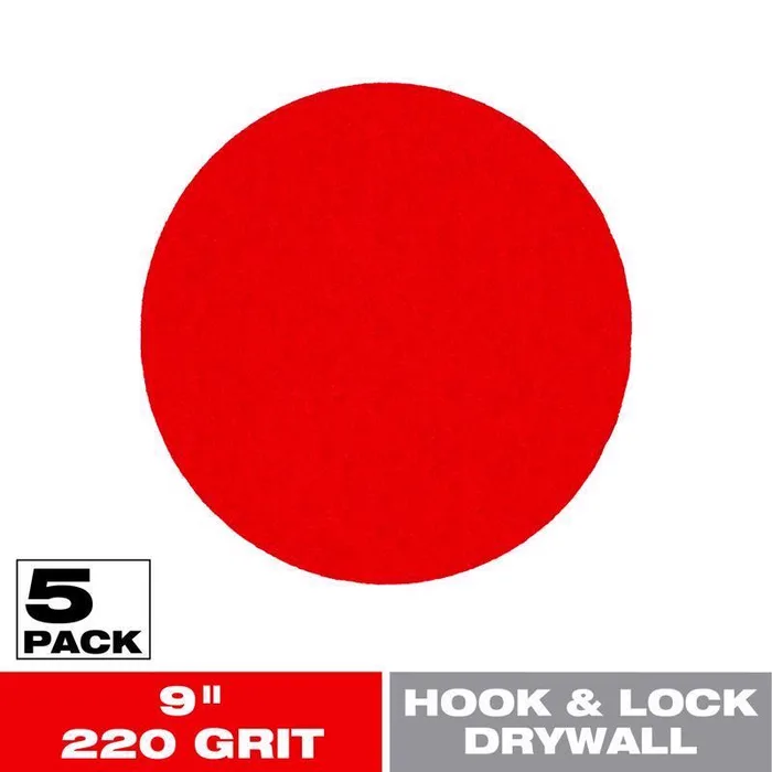Diablo Hook and Lock 9 in. L X 9 in. W Aluminum Oxide 220 Grit Ultra Fine Drywall ROS Disk