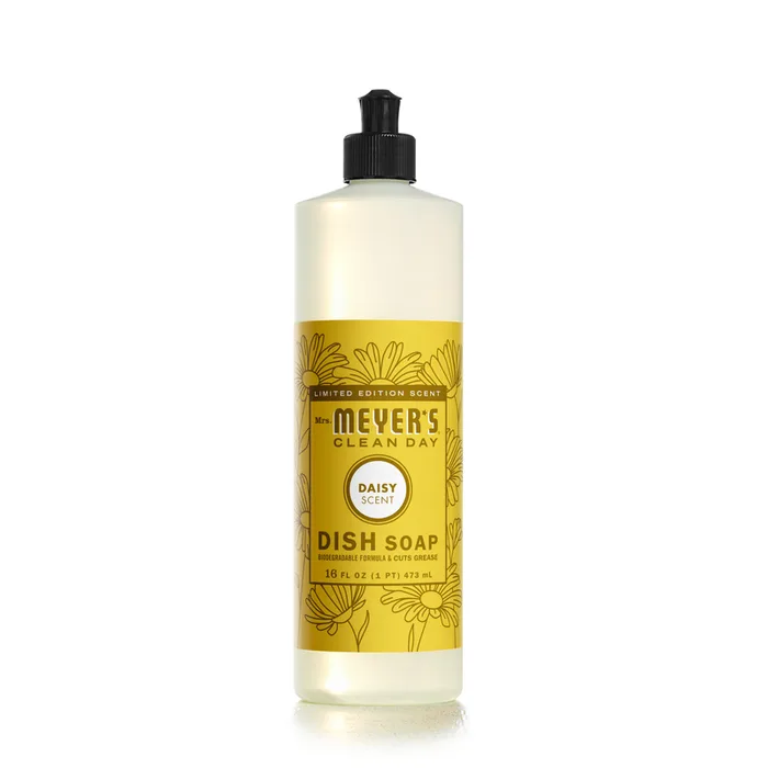 Mrs. Meyer's Clean Day Daisy Scent Liquid Dish Soap 16 oz 1 pk (Pack of 6)