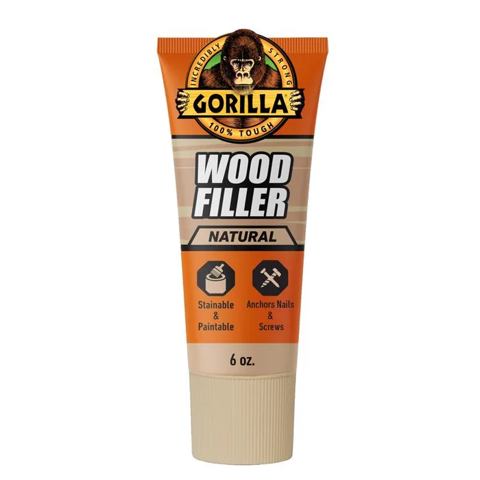 Gorilla Natural Wood Filler 6 oz