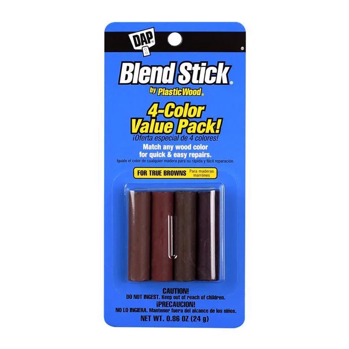 DAP Plastic Wood True Browns Blend Sticks 0.86 oz (Pack of 6)
