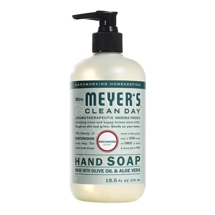 Mrs. Meyer's Clean Day Birchwood Scent Hand Soap 12.5 oz (Pack of 6)