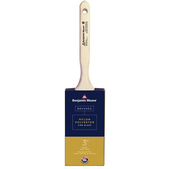 Benjamin Moore 3 in. Firm Flat Sash Paint Brush (Pack of 6)