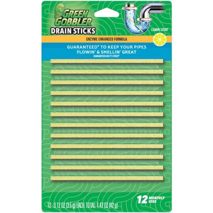 Green Gobbler Strip Drain Deodorizer 1.47 oz (Pack of 12)