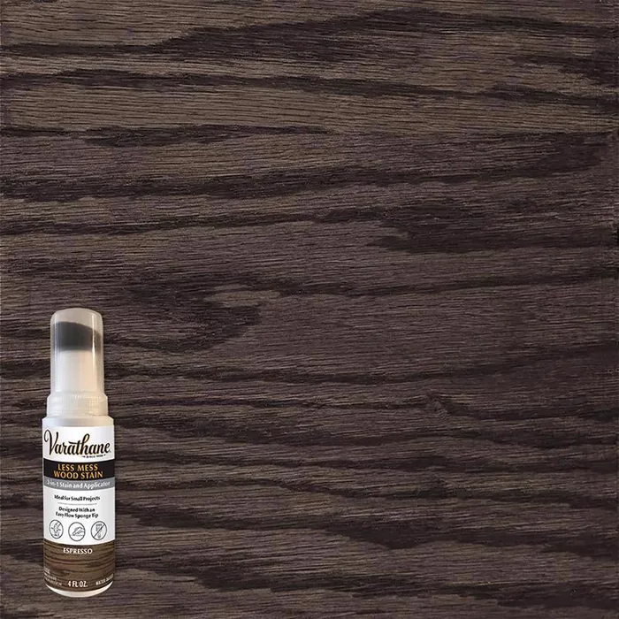 Varathane Less Mess Espresso Water-Based Linseed Oil Emulsion Wood Stain 4 oz (Pack of 4)
