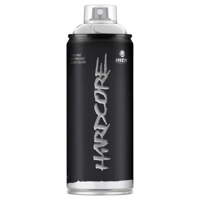 MTN Hardcore Metallic Silver Chrome Spray Paint 400 ml (Pack of 6)