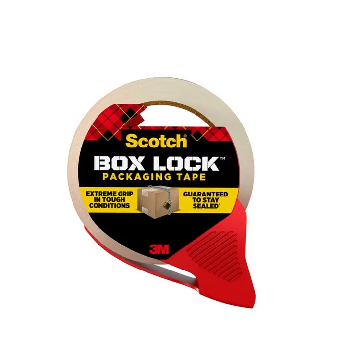 3M Scotch Box Lock 1.88 in. W X 54.6 yd L Shipping Tape with Dispenser (Pack of 6)