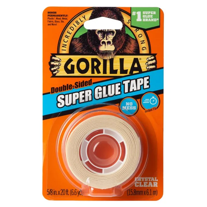 Gorilla Super Glue 240 in. L X 5/8 in. W Double-Sided Tape (Pack of 6)