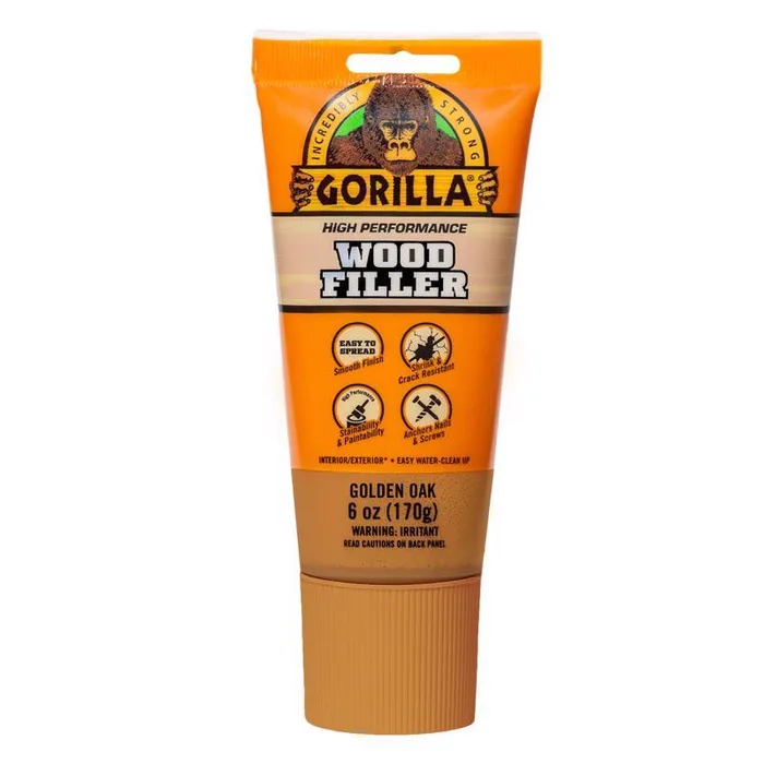 Gorilla Golden Oak Wood Filler 6 oz (Pack of 6)