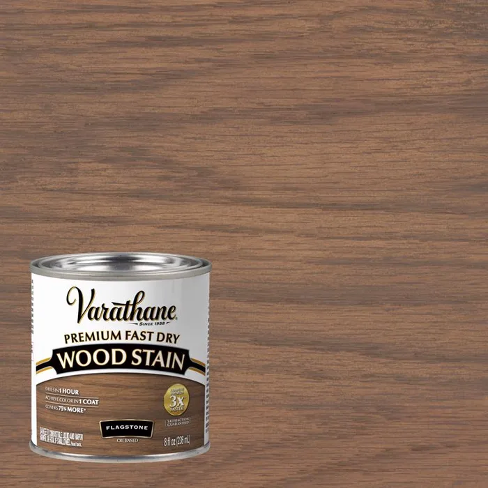 Varathane Flagstone Oil-Based Urethane Modified Alkyd Fast Dry Wood Stain 1/2 pt (Pack of 4)