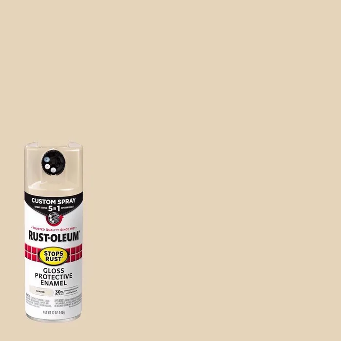 Rust-Oleum Stops Rust Gloss Almond Protective Enamel Spray 12 oz (Pack of 6)