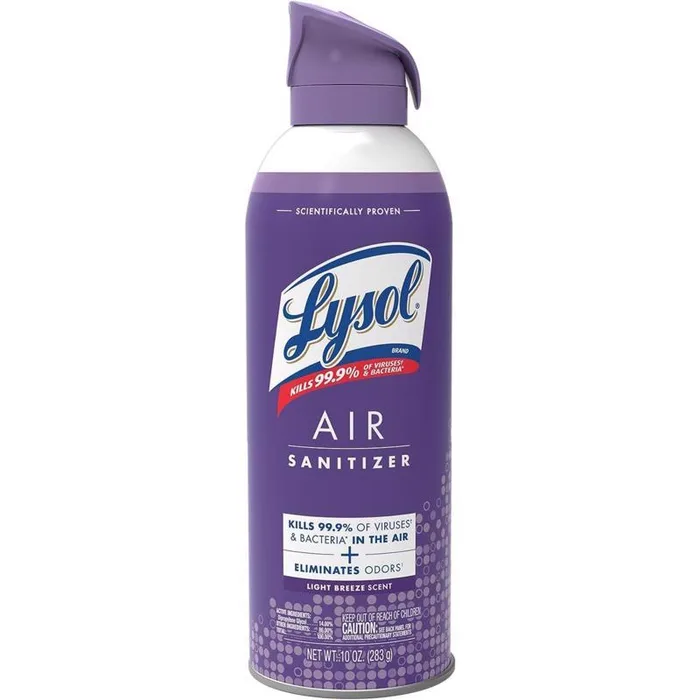 Lysol Light Breeze Scent Air Sanitizer 10 oz 1 pk (Pack of 6)