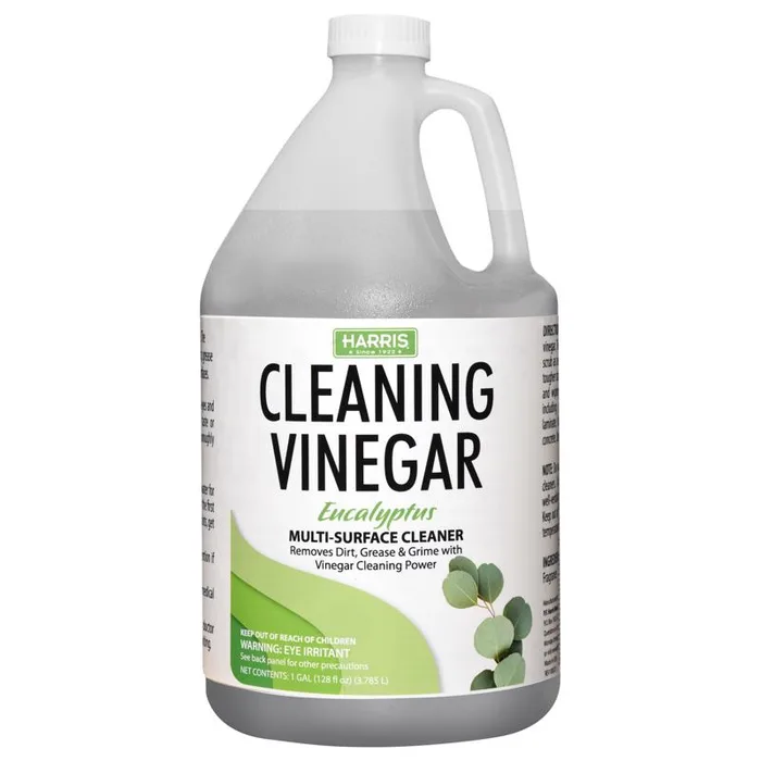 Harris Eucalyptus Scent Concentrated All Purpose Cleaning Vinegar Liquid 128 oz (Pack of 4)