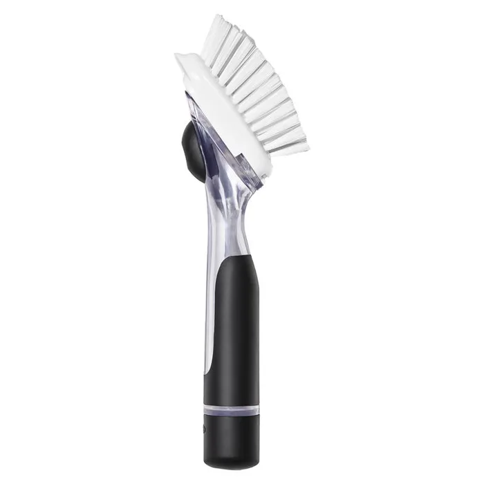 OXO Good Grips 1 in. W Medium Bristle Plastic/Rubber Handle Soap Dispenser Dish Brush