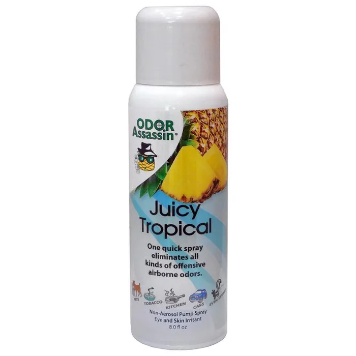 Odor Assassin Juicy Tropical Scent Odor Eliminator 8 oz Liquid (Pack of 3)