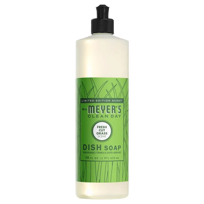 Mrs. Meyer's Clean Day Fresh Cut Grass Scent Liquid Dish Soap 16 oz 1 pk (Pack of 6)