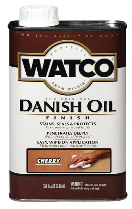 WATCO Transparent Cherry Oil-Based Danish Oil 1 qt (Pack of 4)