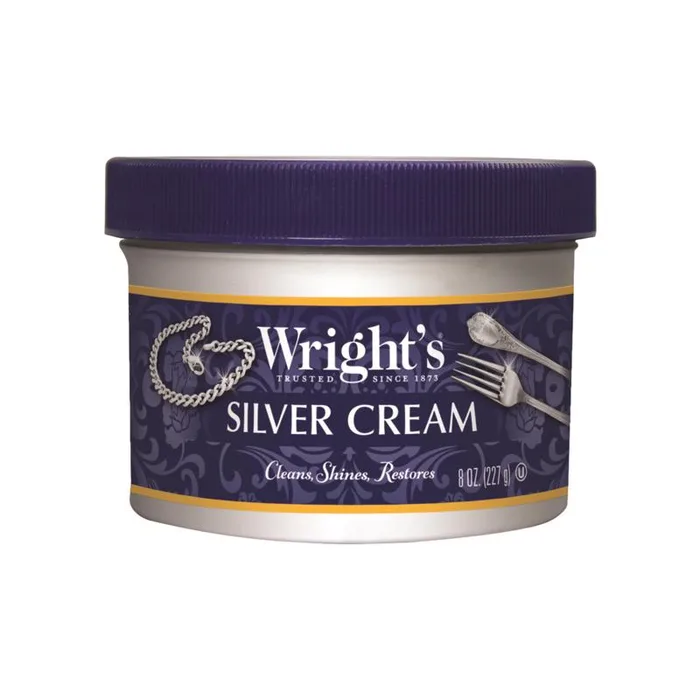 Wright's Mild Scent Silver Polish 8 oz Cream (Pack of 6)