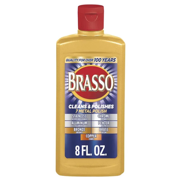 Brasso No Scent Metal Polish 8 oz Cream (Pack of 8)