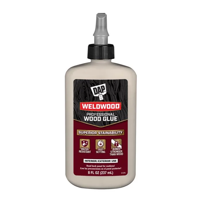 DAP Weldwood High Strength Light Tan Wood Glue 8 oz (Pack of 12)