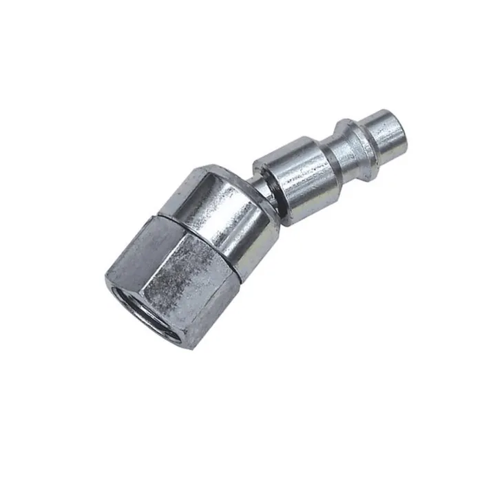 Tru-Flate Steel I/M Milton Swivel Plug 1/4 in. Female X 1/4 in. 1 pc
