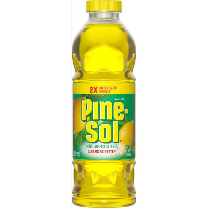 Pine-Sol Lemon Scent Concentrated All Purpose Cleaner Liquid 24 fl. oz. (Pack of 12)