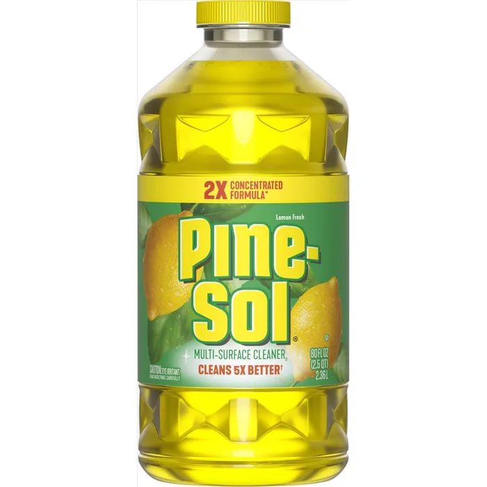Pine-Sol Lemon Scent Concentrated All Purpose Cleaner Liquid 80 fl. oz. (Pack of 6)