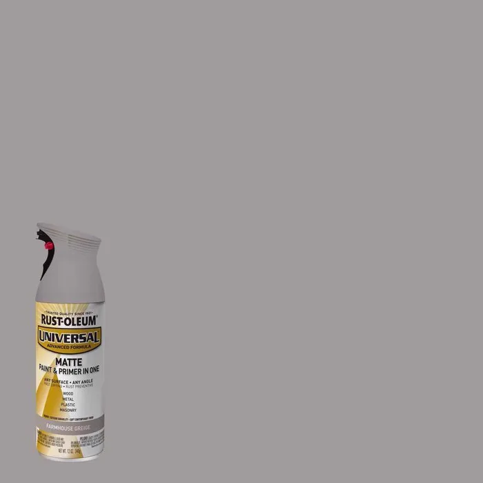 Rust-Oleum Universal Matte Greige Spray Paint 12 oz (Pack of 6)