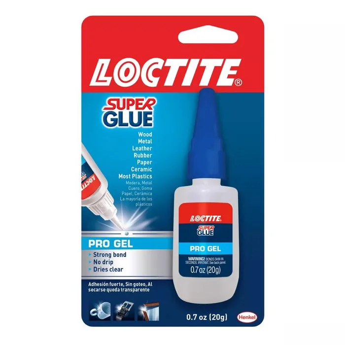 Loctite Super Strength Ethyl Cyanoacrylate Clear Super Glue 0.7 oz (Pack of 6)